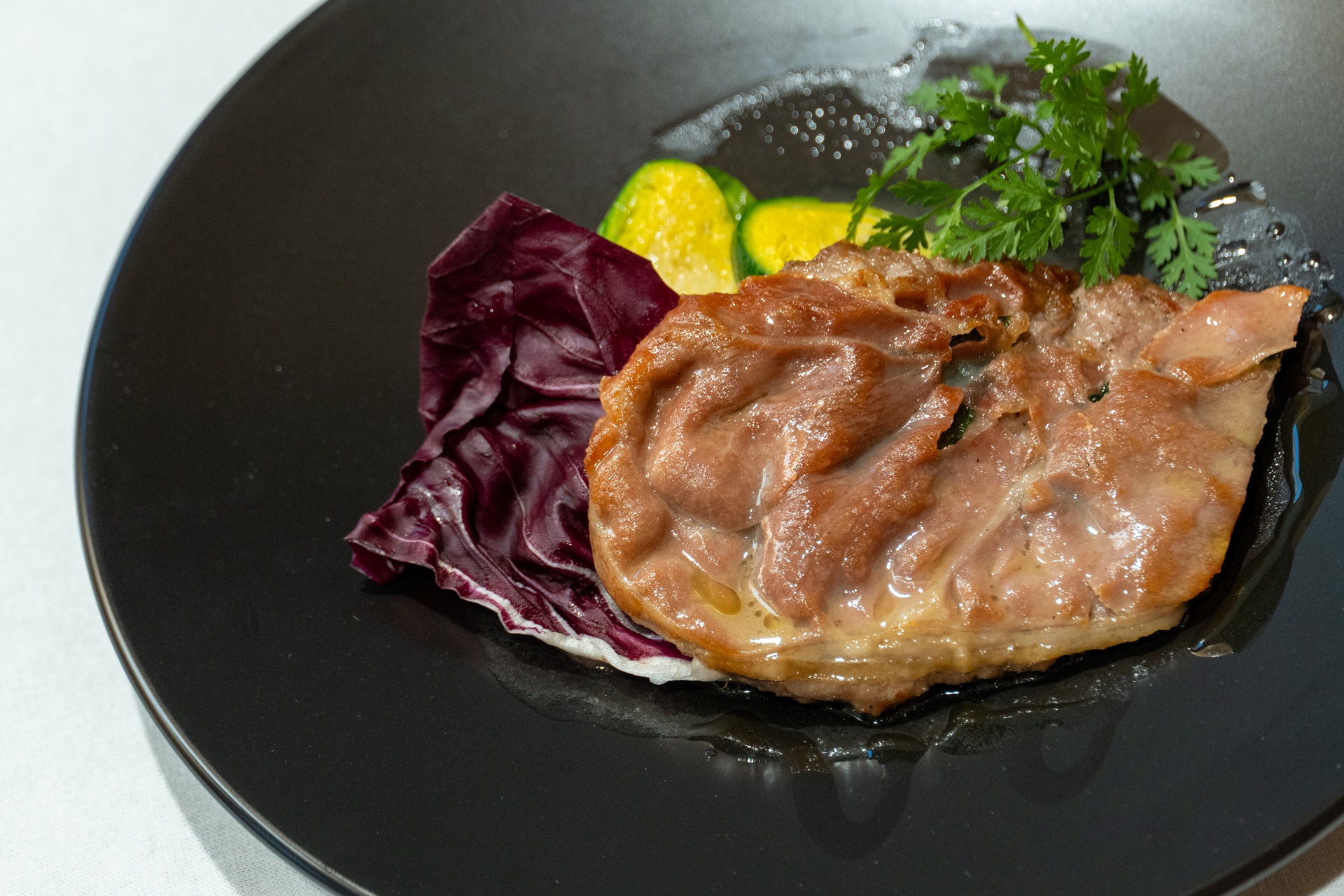 ディナーコースの一品