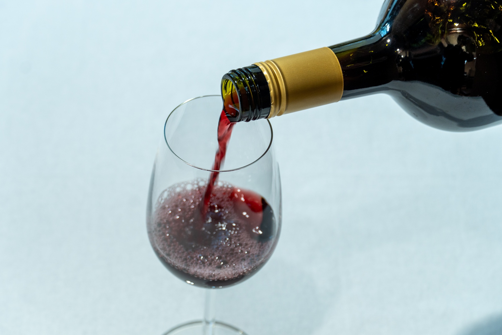 イタリアワインとグラス